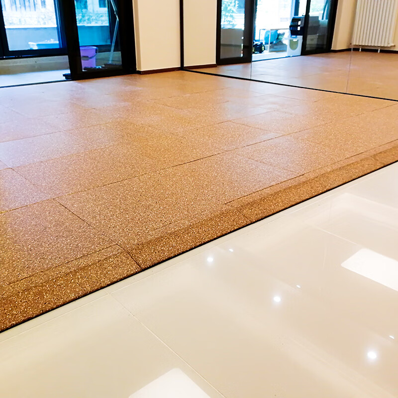 健身房橡胶地垫运动地胶地板收边条封边条 50*15*2.0cm