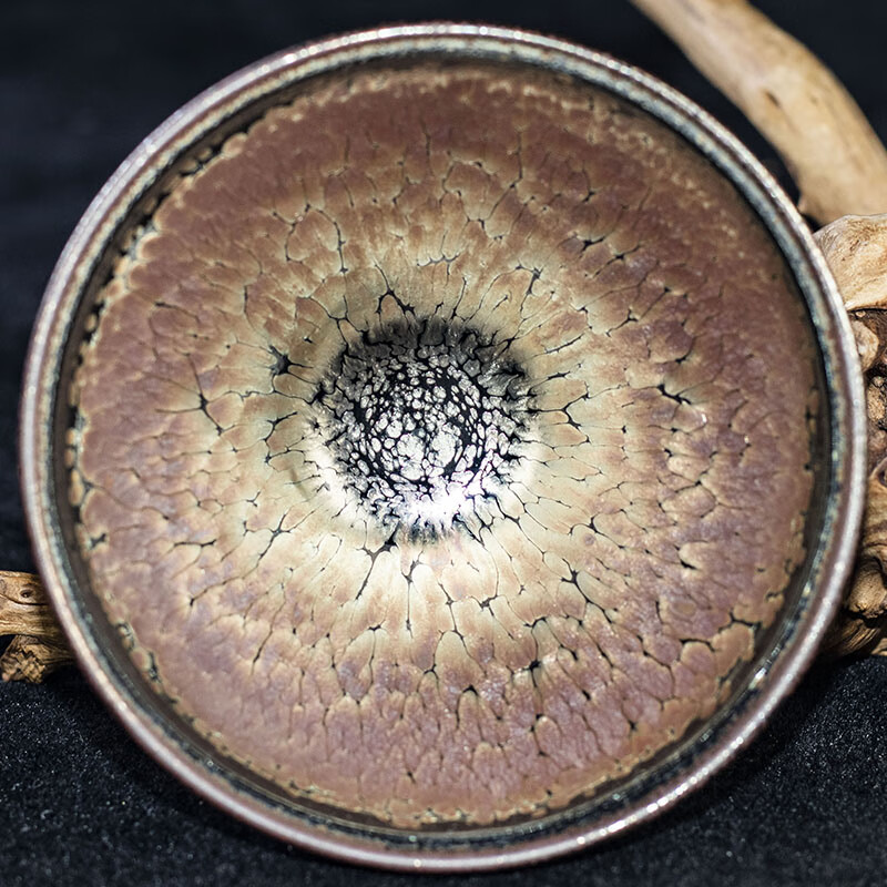 【扶摇】满花精品 游超 建阳建盏高端主人杯口径8.5cm高5cm  h-96