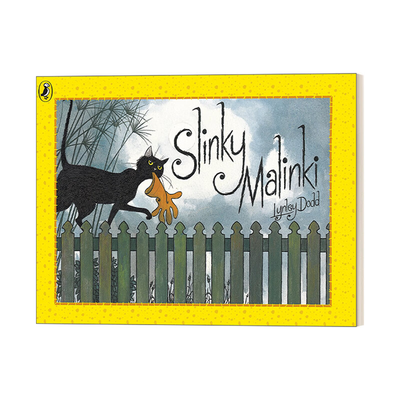 进口原版 slinky malinki 苗条的猫猫 早教绘本 英文版 进口英语原版