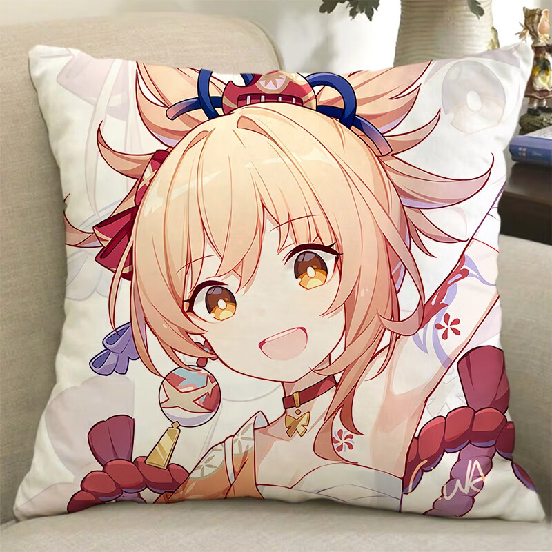 oemg原神宵宫周边抱枕双面来图定制动漫等身靠垫二次