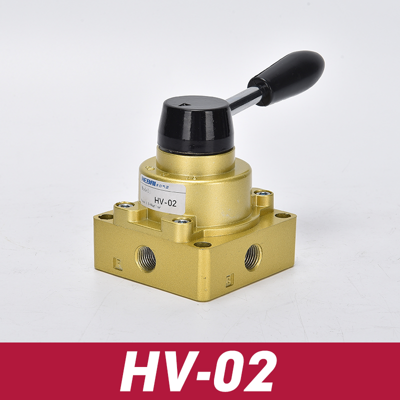 遥绾惜气动手转手动扳气阀4hv-200d/b-02/03/04一进两出气缸控制换向