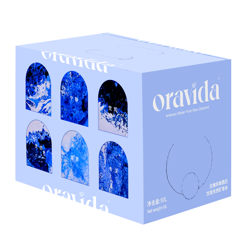 兰维乐新西兰进口饮用水矿泉水 家庭饮用水 车载用水 1ml 1瓶 1箱