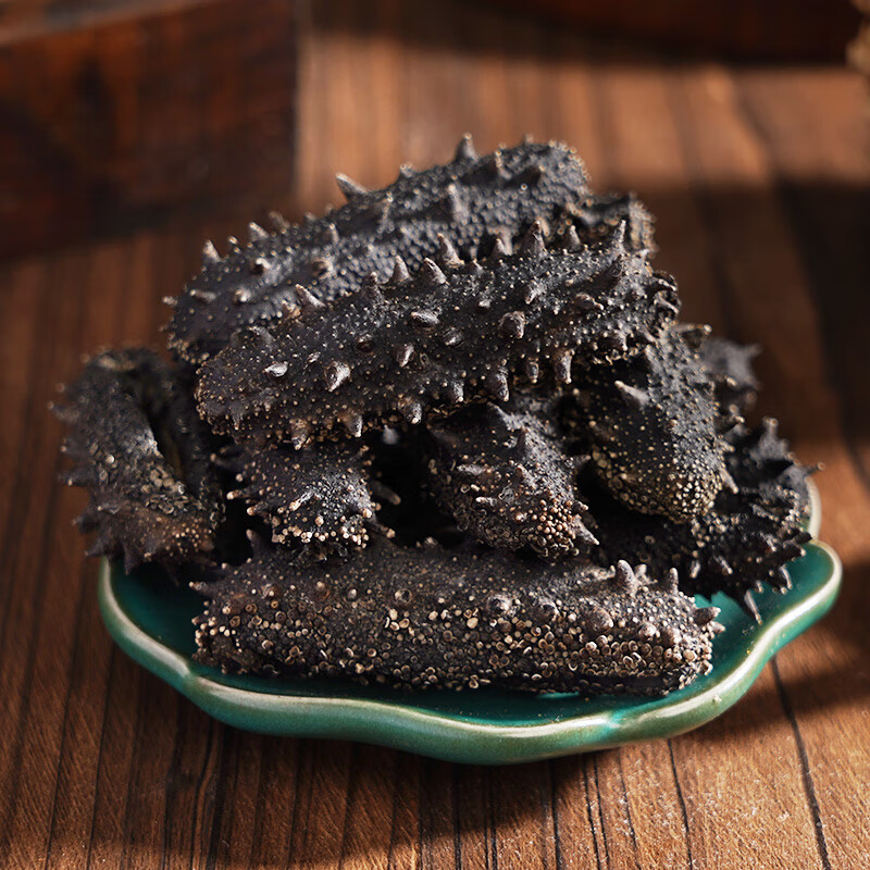 好参道 净制大连底播淡干海参干货辽刺参海鲜水产礼盒 实惠装 御品9年500g 40-70只