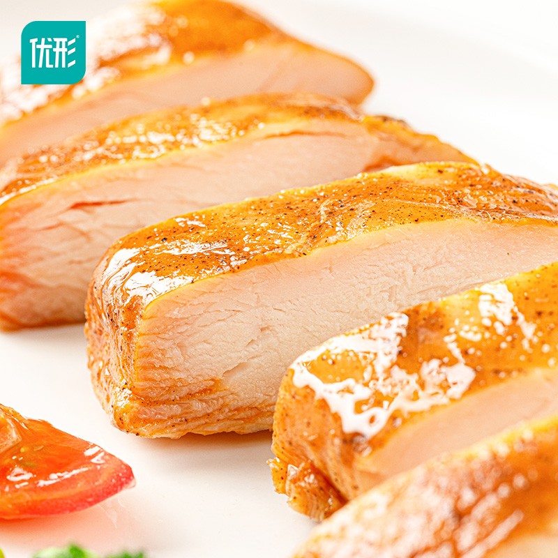 优形(ishape)【顺丰速发】鸡胸肉低温沙拉健身轻食代餐高蛋白即休食鸡胸肉鸡排 沙拉鸡胸肉奥尔良风味*10袋1000g