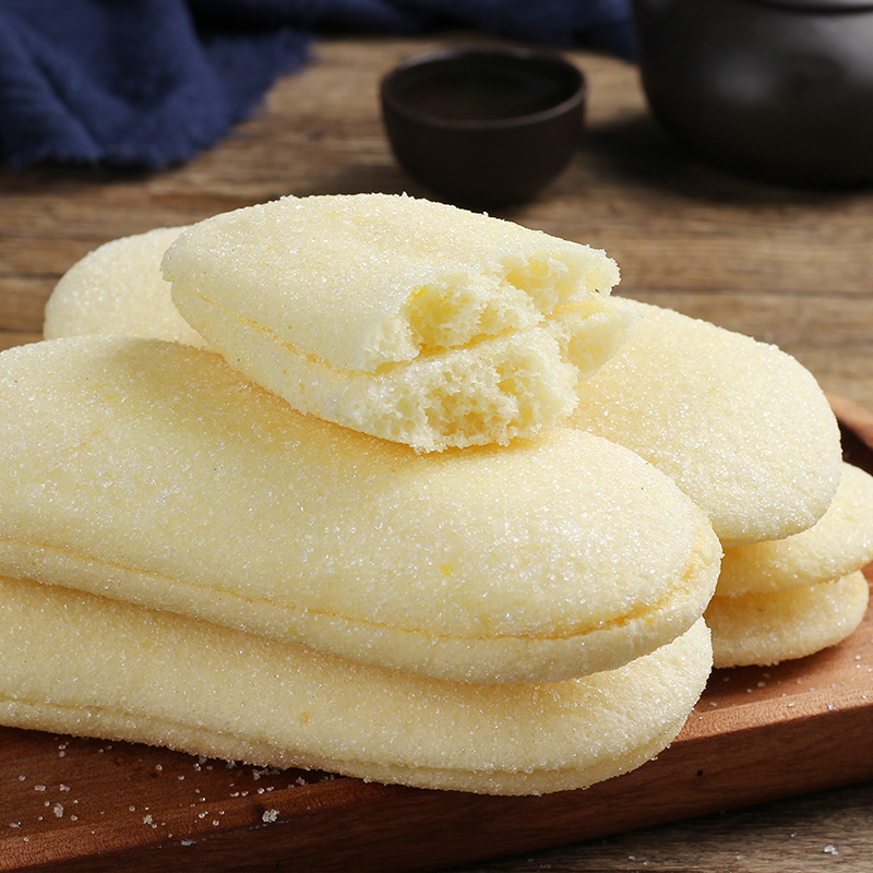 东北特产长条糕传统零食牛舌头软甜长白糕点心500g牛舌饼老式苏伯