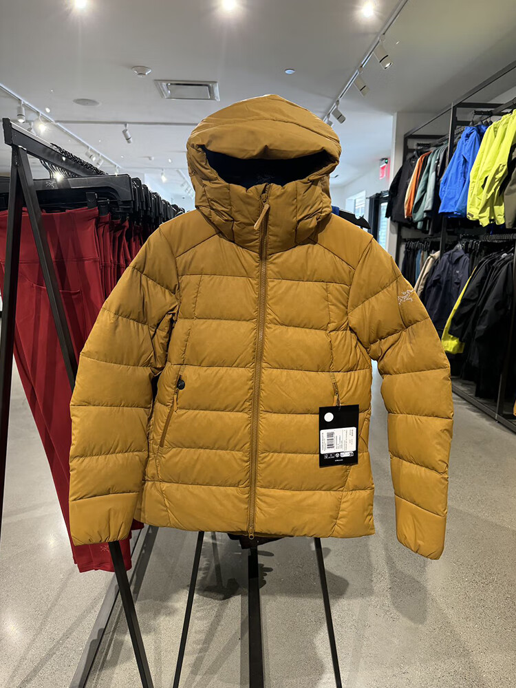 始祖鸟（ARC’TERYX）ARC'TERYX/ Thorium Hoody 女750蓬保暖连帽鹅绒羽绒服合集 X000005659-YUKON/BLK育空 S 美国现货 胸围52