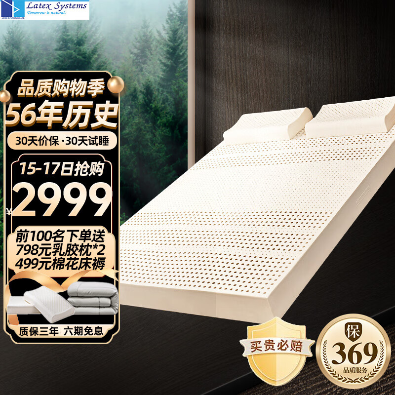 求助Latex Systems乳胶床垫评测：如何选择适合自己的93%含量双人床垫？插图