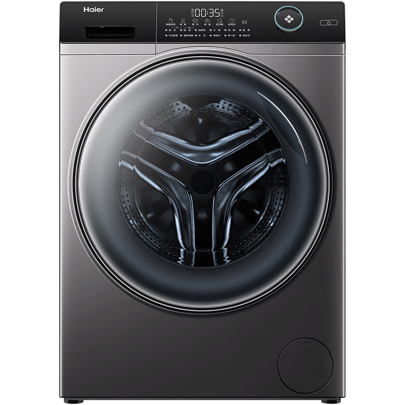 海尔滚筒洗衣机全自动超薄平嵌10公斤大容量一级能效变频中小户型国家补贴20%【14126超薄升级款309】 【10kg单洗】508mm薄+智能投放+大筒径
