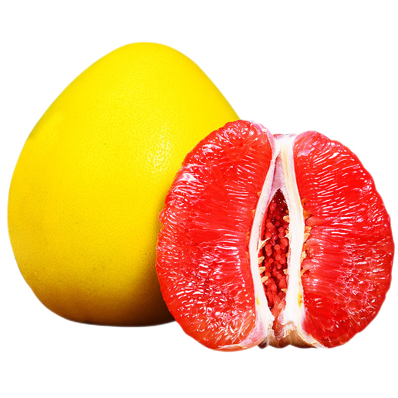 拍2件 福建�g溪红肉蜜柚 平和红心柚子 三红柚子 新鲜时令水果 5斤优选装（净重4-4.25斤约2个）