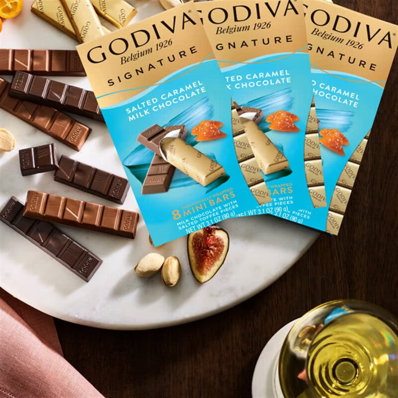 歌帝梵代购歌帝梵 海盐焦糖牛奶巧克力制品270g 土尔其进口醇享系列