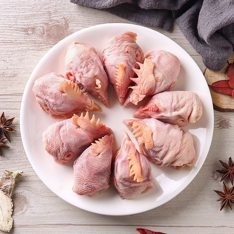 【食用高品质】新鲜鸡头冷冻大鸡头生鸡头烧烤鸡头土鸡头散养鸡头