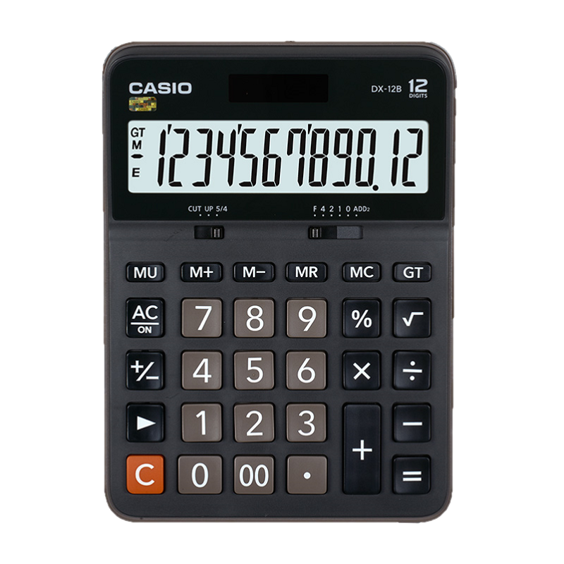 卡西欧(CASIO)DX-12B商务计算器价格走势,购买长期投资!