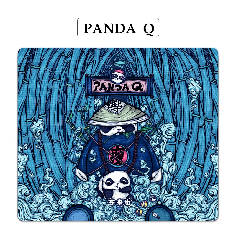 东来也 国潮鼠标垫加厚吃鸡游戏电竞键盘电脑垫方形办公室居家防滑