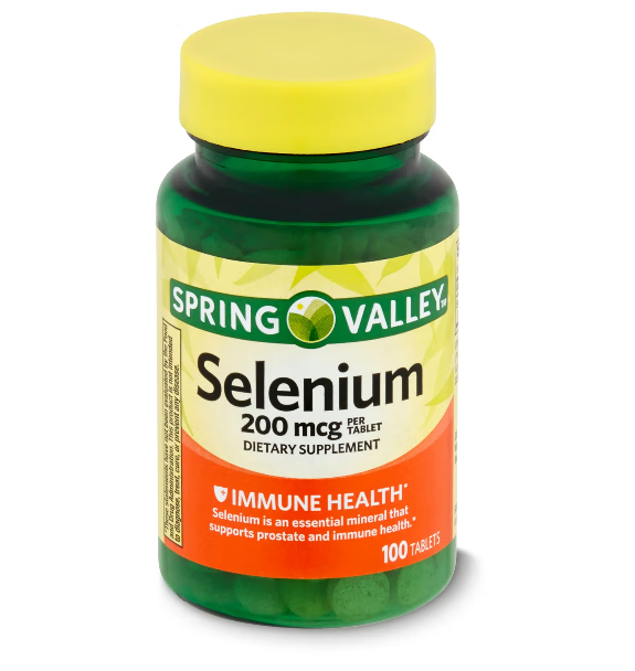 美国spring valley selenium酵母硒片200mcg100粒 硒元素