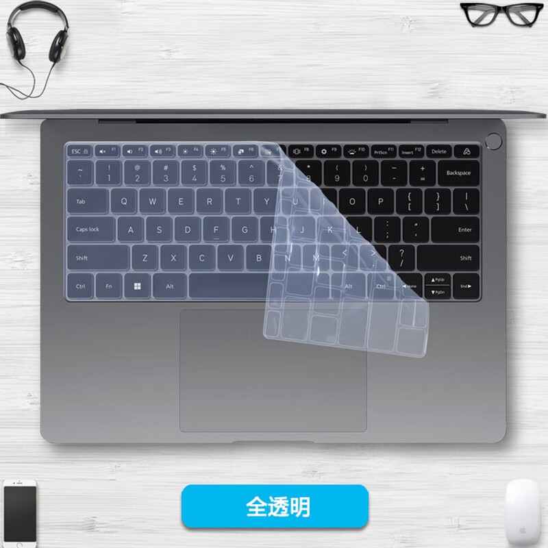 16 2024透明贴膜13代酷睿i5键盘防尘套屏幕膜贴膜 全透明 小米笔记本