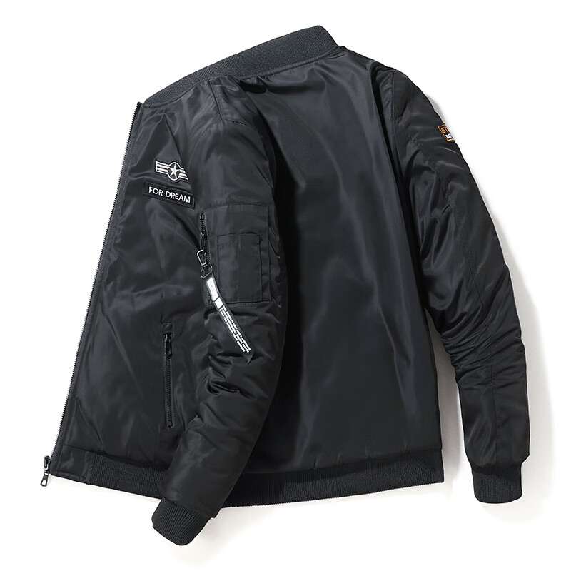 cat active飞行夹克男ma-1个性潮帅气棒球服春秋冬季加厚防风工装两面