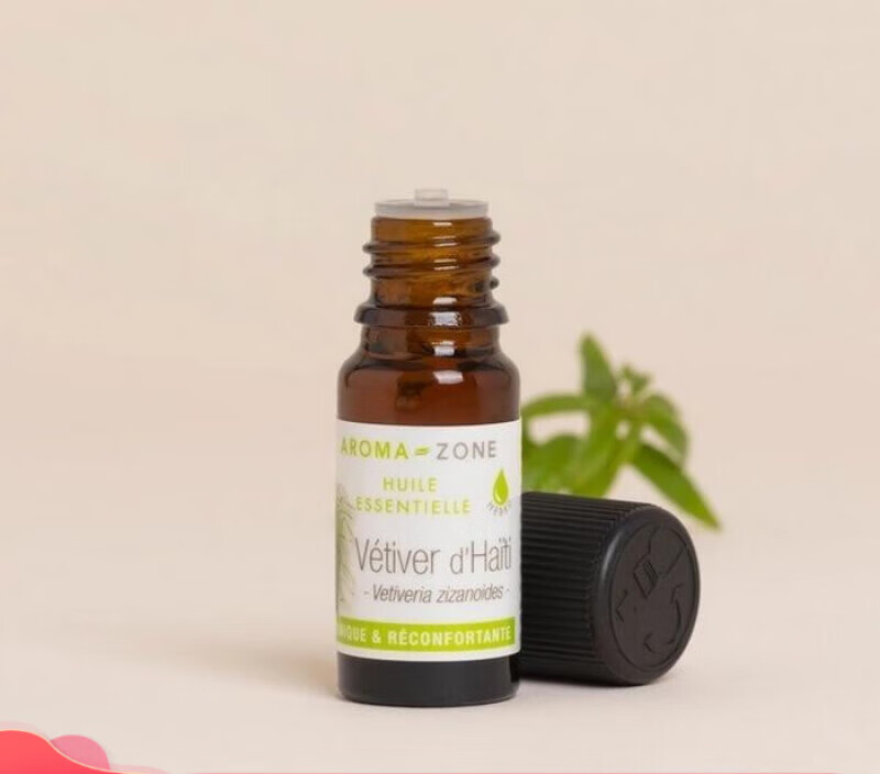 法国aroma zone岩兰草 香根草单方精油 vetiver dhaiti 净化收敛 5ml