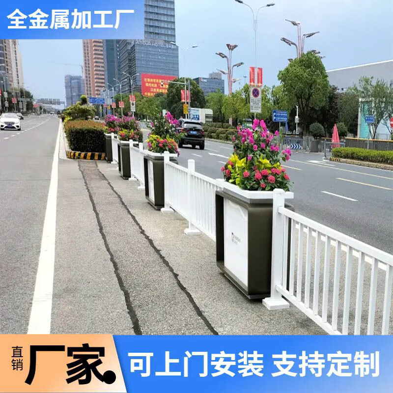 世腾道路花箱护栏定制款市政不锈钢道路移动花箱隔离护栏花坛文化护栏 花箱护栏定制怎么样,好用不?