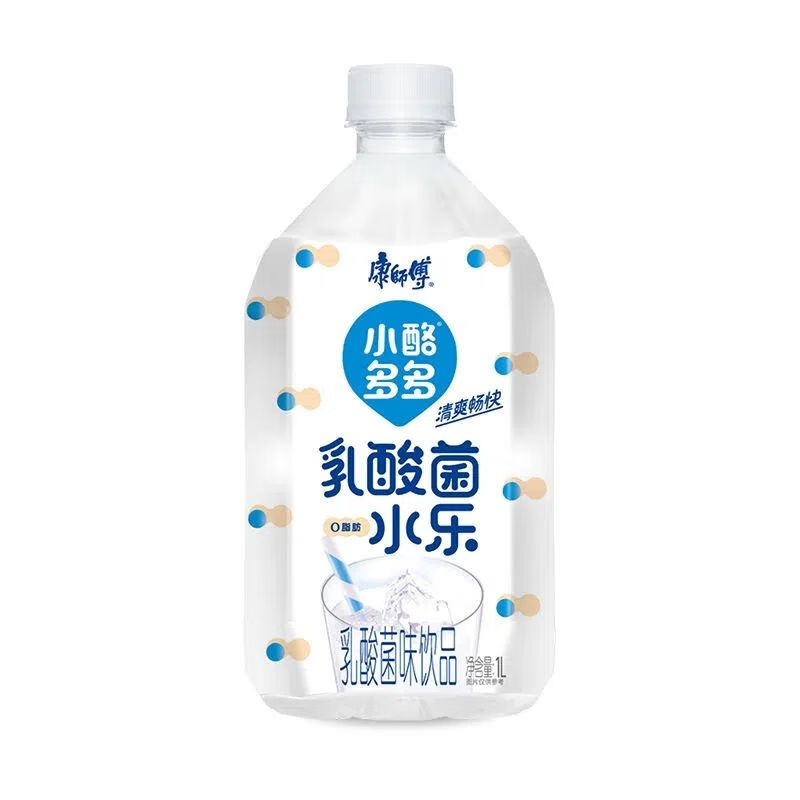 茗仟(mingqian)乳酸菌水乐1l*3/12瓶整箱小酪多多乳酸菌饮料大瓶畅饮