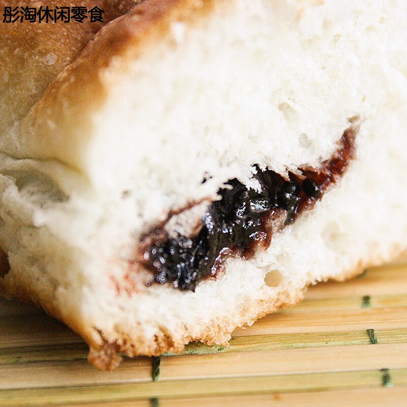 辣铺乐秋林果酱面包东北哈尔滨特产零食小吃酸甜老式面包 2个装