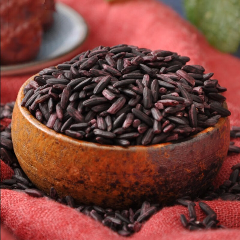 寶家小柒云南哈尼癸能紫米 癸能紫米 血紫糯米月子粥 黑米粗杂粮糙米