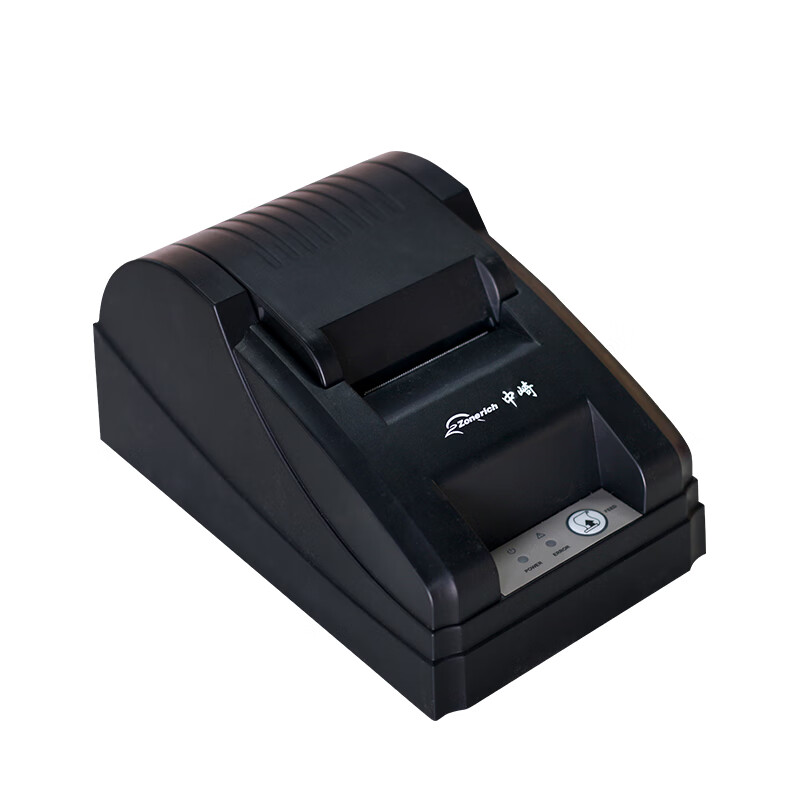 中崎ab-58v热敏小票打印机超市服装餐饮58gk收银机热敏小票机并口