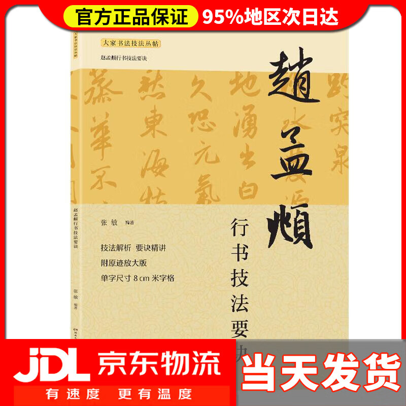 【 送货上门】赵孟頫行书技法要诀 张敏 湖南文艺出版社