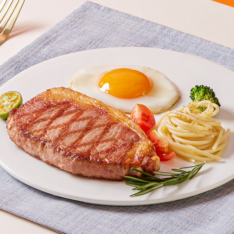 顶诺【140g/包】整切西冷牛排牛肉生鲜儿童牛排生鲜牛肉赠礼包 8西冷牛排140g+8香煎鸡排80g 加购收藏送酱包+刀叉