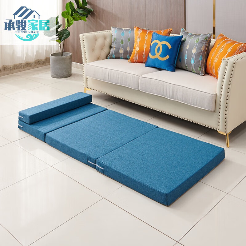 家小优加厚防潮小学生1-3年级午休折叠垫折叠床垫睡垫子单人榻榻米办