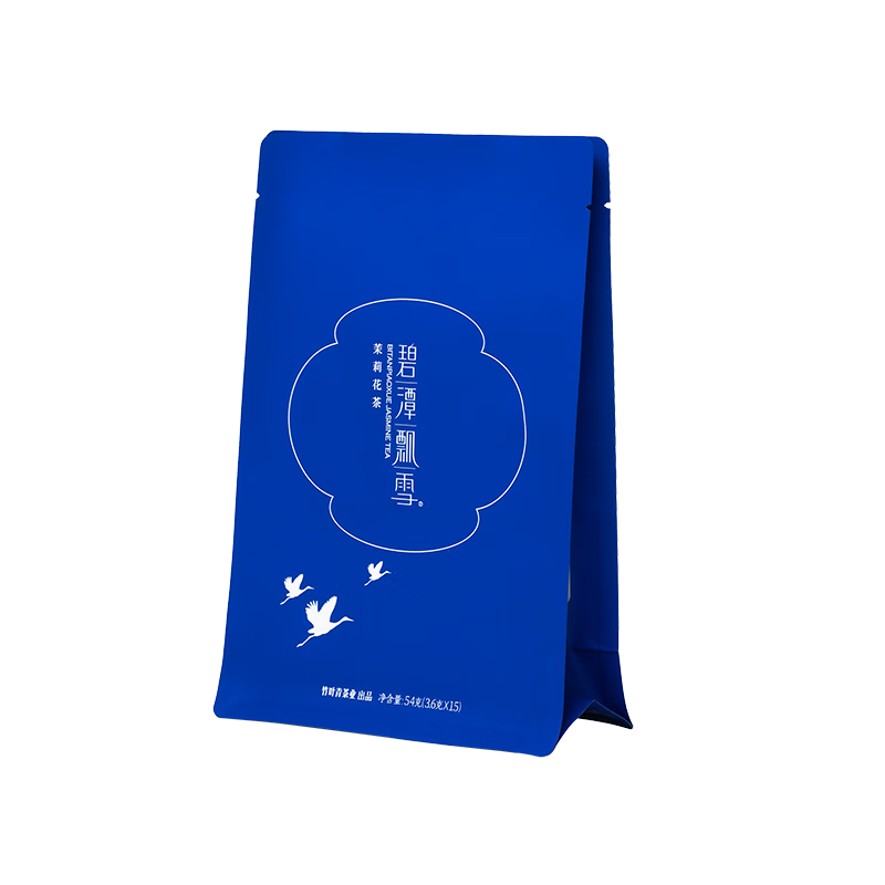 碧潭飘雪茉莉花茶茶叶茉莉飘雪特级品味54g袋装四川特产花茶