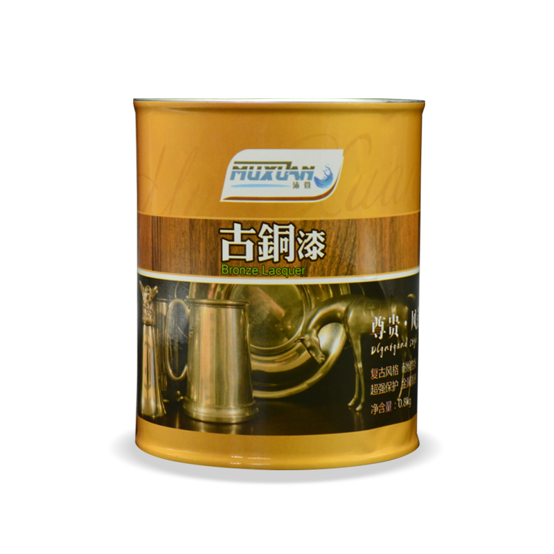 古铜漆青铜漆红铜漆黄铜漆古铜色漆防锈仿古油漆做旧复古金属漆 油性