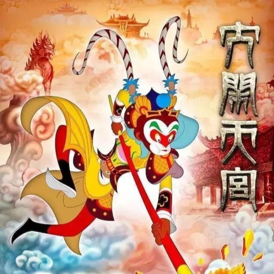 erilles高清经典卡通动画电影 大闹天宫dvd光盘碟片动画片国语