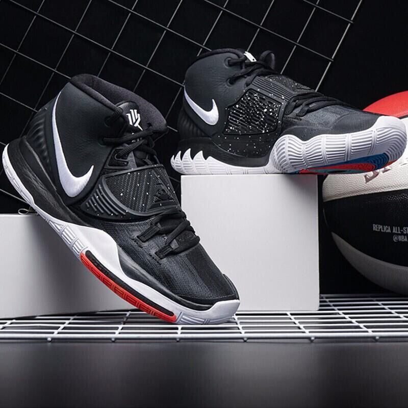 kyrie 欧文 6 气垫减震透气实战篮球鞋 bq4631-001/黑白配色 40