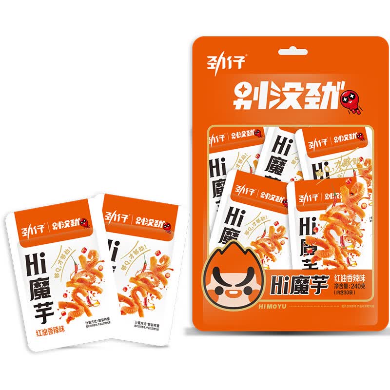 劲仔深海小鱼香卤豆干魔芋爽鹌鹑蛋零食大礼包 魔芋爽6包（散装）使用感如何?