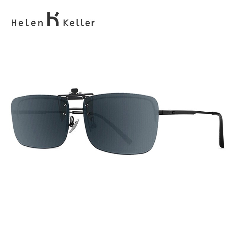 海伦凯勒（HELEN KELLER）眼镜夹片 偏光镜男女驾驶专用太阳镜夹片 防晒墨镜夹片 HP801C1