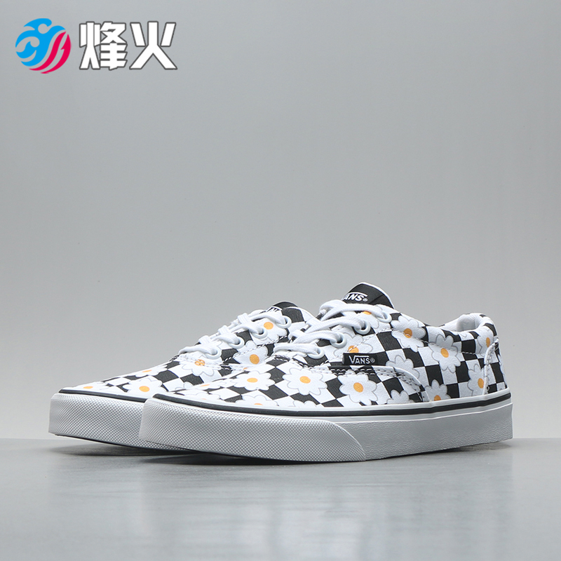 万斯(vans)烽火体育 vans doheny 小花黑白棋盘格低帮帆布板鞋 vn0a3