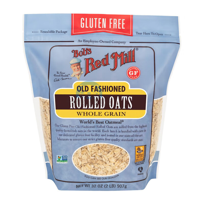 鲍勃红磨坊  美国鲍勃红磨坊 old rolledoats传统老式燕麦片 907g
