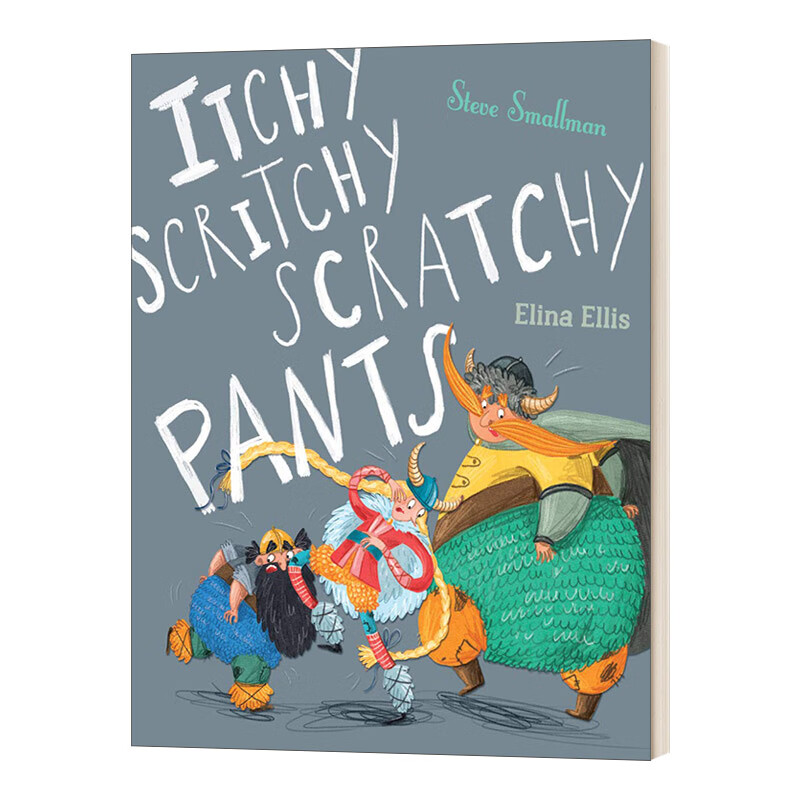 进口原版书 itchy scritchy scratchy pan 痒痒的裤子 英文版