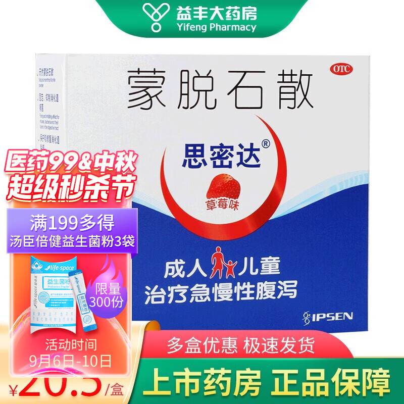 思密达蒙脱石散价格历史及销量趋势分析