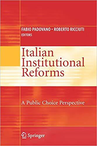 预订 italian institutional reforms: a public choice perspective