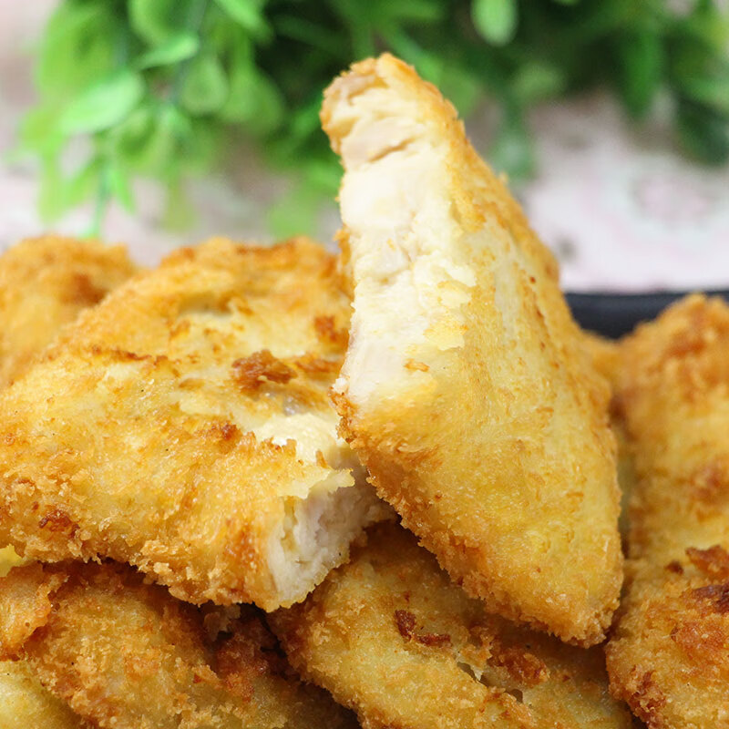 尚选嘉吉藤椒腿排1kg10片商用裹粉鸡腿汉堡鸡排套餐饭油炸小吃半成品