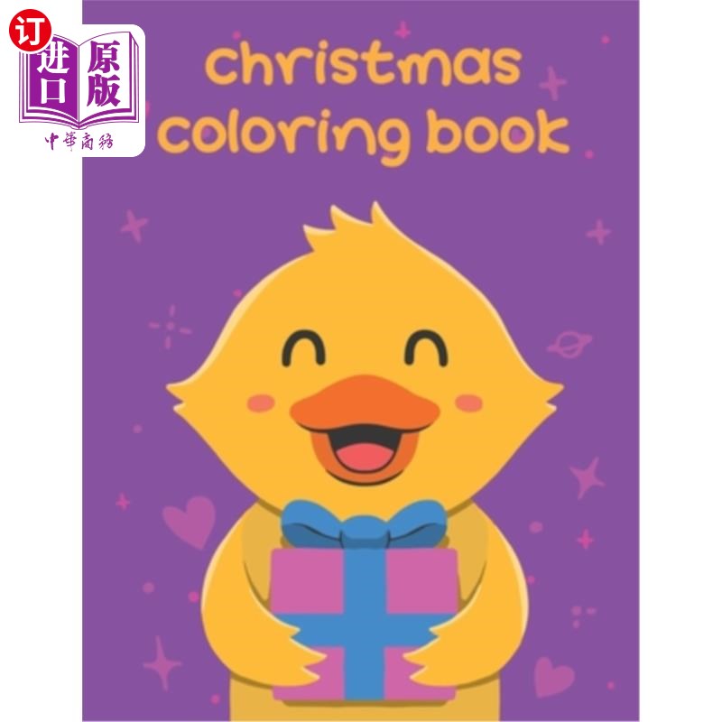 海外直订christmas coloring book: coloring pages, relax design