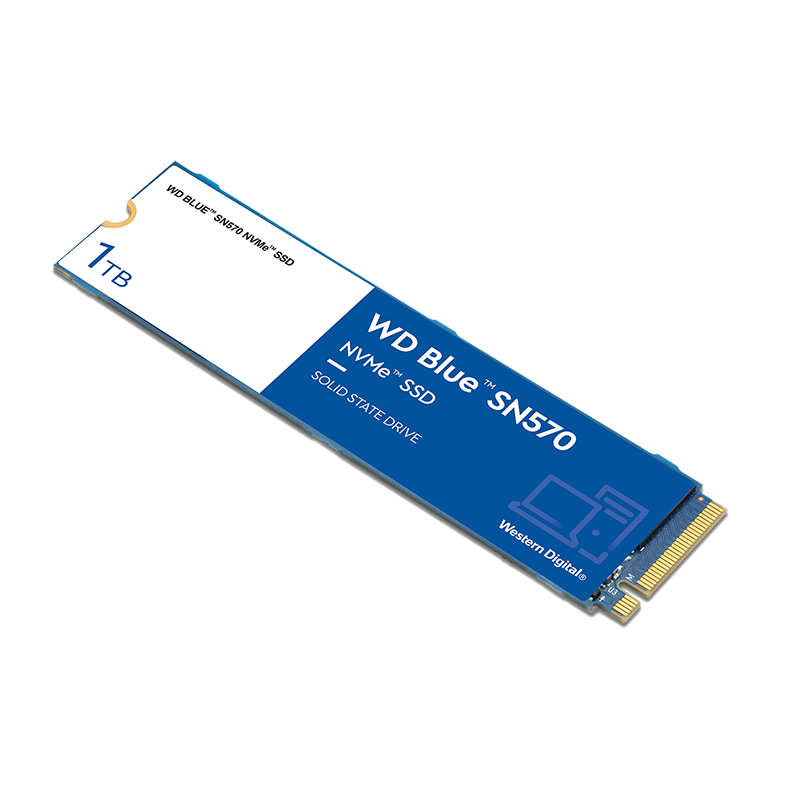 西部数据（WD） SSD 固态硬盘 M.2 接口NVMe协议 SN570 四通道 PCIe 台式机 M.2固态-PCIE3.0 超大容量 2TB