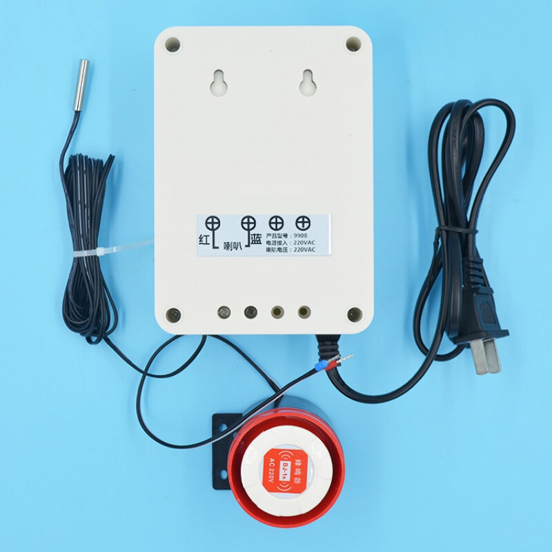 千惠侬报警器上下限 220v高精度超温报警低温高温 鸡舍养殖机房 报警