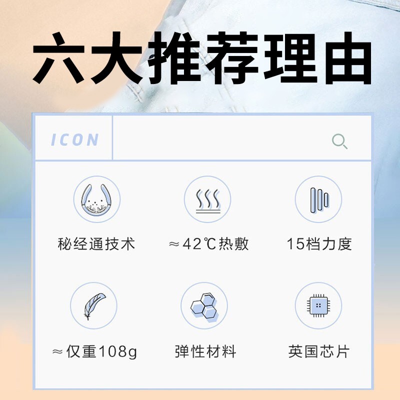 SKG 颈椎按摩器 时尚颈椎按摩仪肩颈按摩器颈椎经络电脉冲护颈仪 K3浅灰色 七夕情人节礼物【王一博代言】