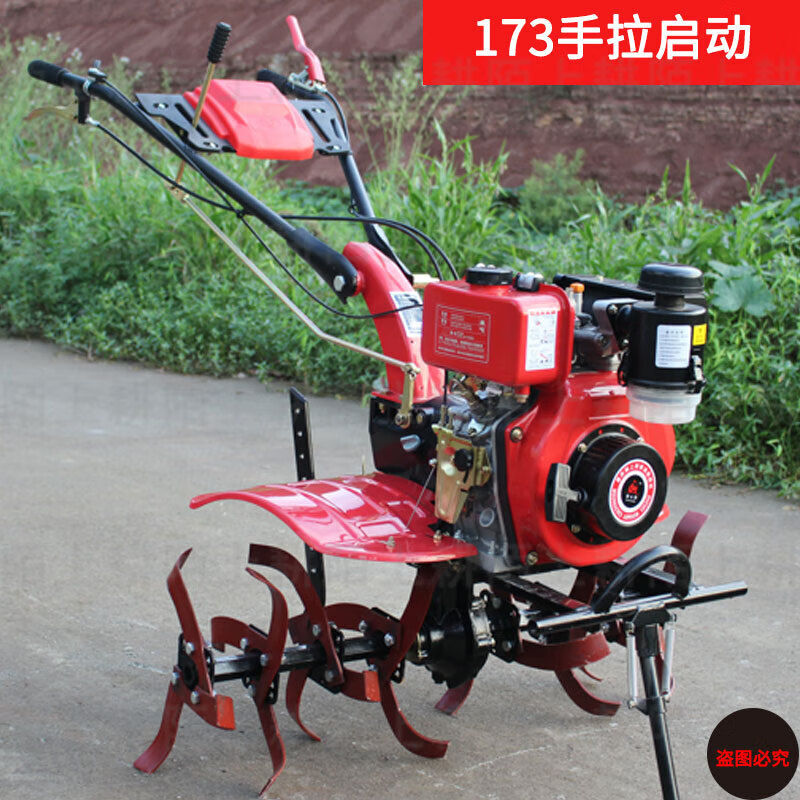 常柴 科普柴油机微耕机6到16马力多功能旋 农业 经典173f(6.