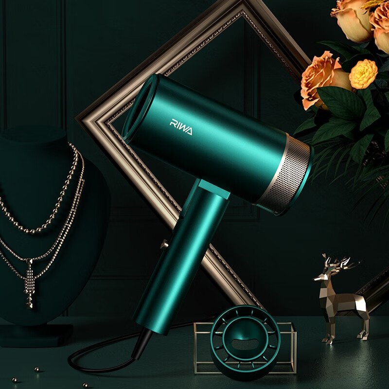 雷瓦(riwa) 雷瓦riwa 电吹风机恒温速干 负离子可折叠电吹风rc-7800