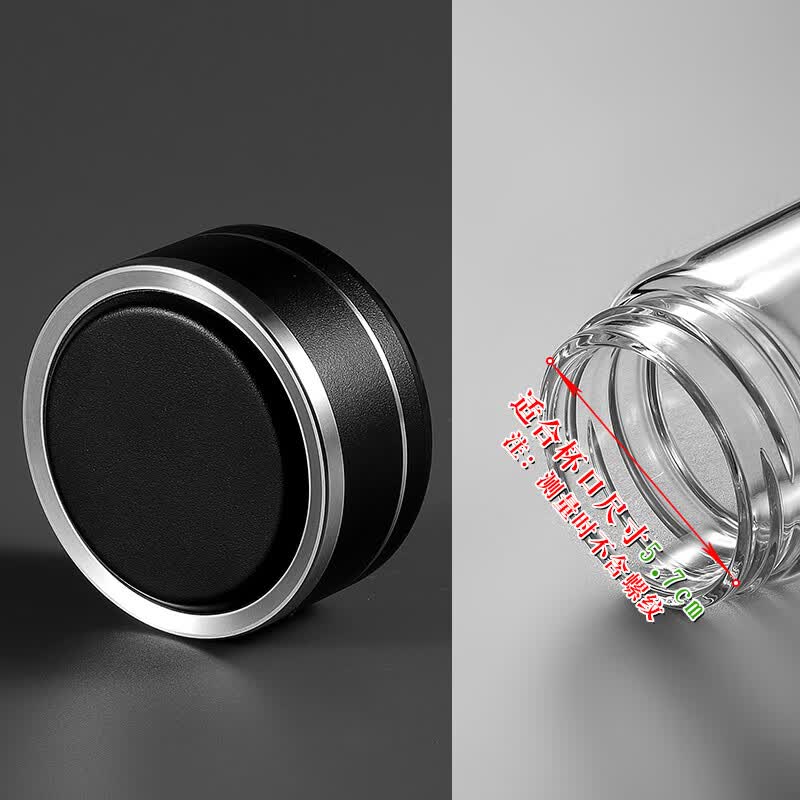 创京懿选2024新款玻璃杯盖单卖通用 茶杯盖子单卖玻璃水杯配件杯盖