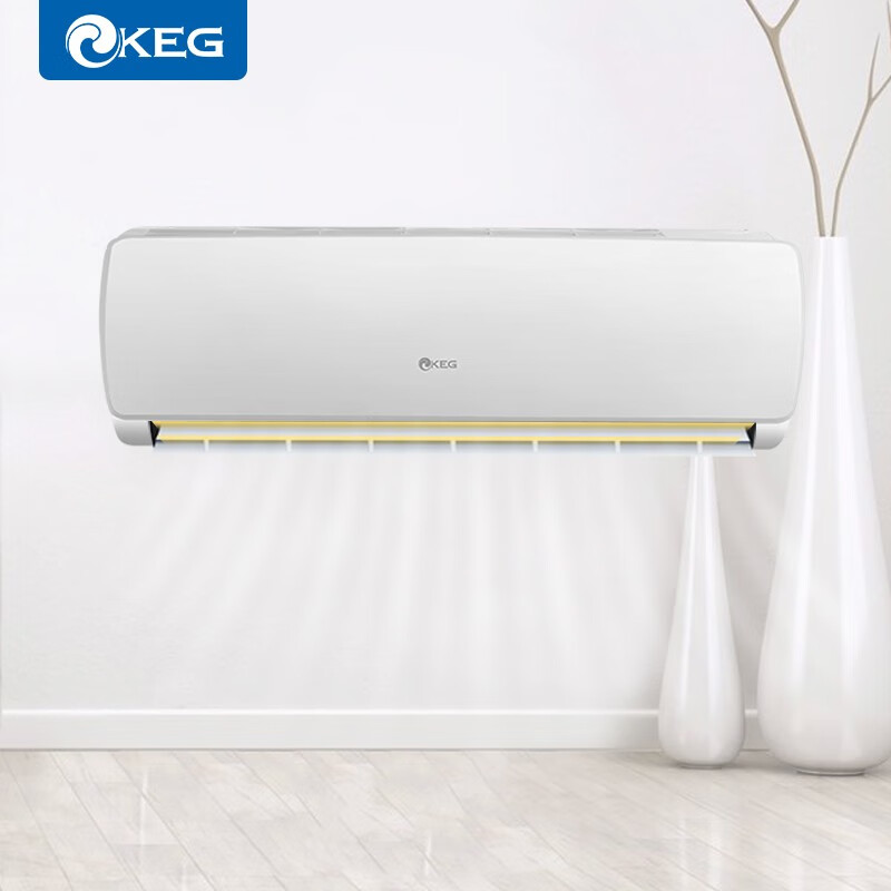 韩电(keg)经典系列大一匹单冷空调新国标更省电  舒适风 皓牙白 kf