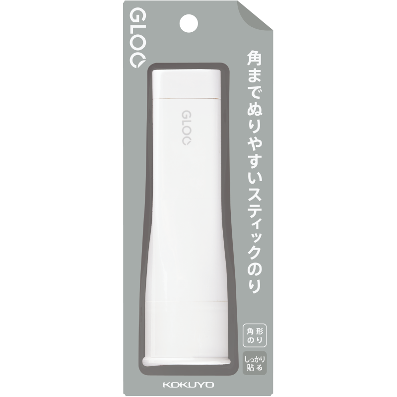 日本国誉（KOKUYO）进口品GLOO 固体直角胶L号挂装 白色胶体 1个装TA-G303-1P